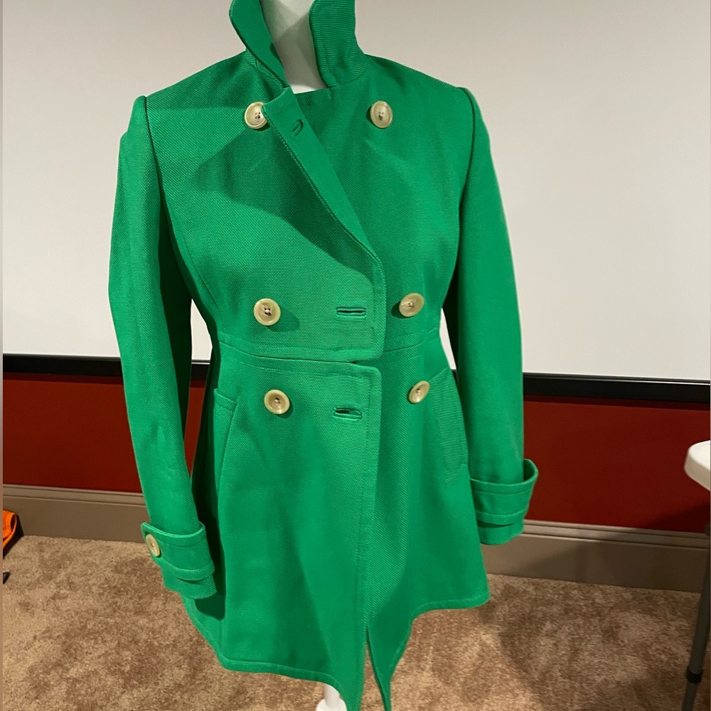 Banana Republic green jacket. Petite small. - Picture 2 of 14